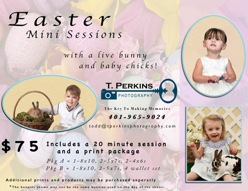 T. Perkins Photography Easter promotion