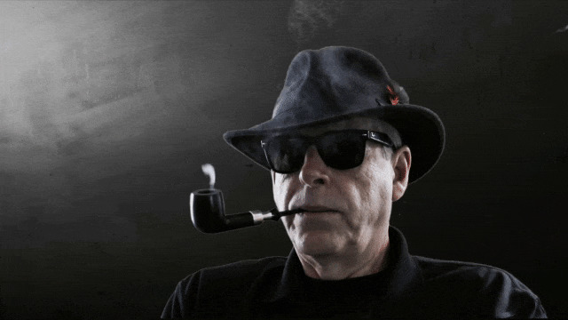 cinemagraph of smoking pipe